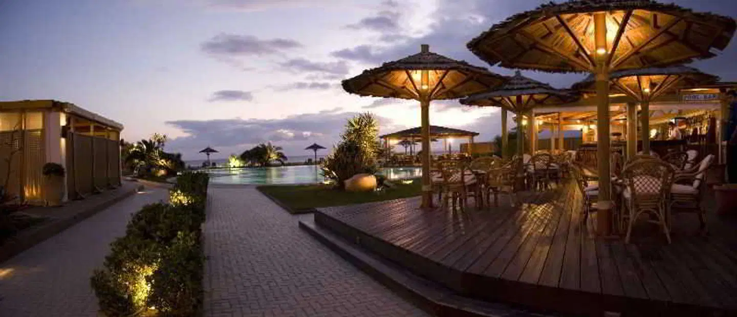 Plaza Beach Hotel Terrasse