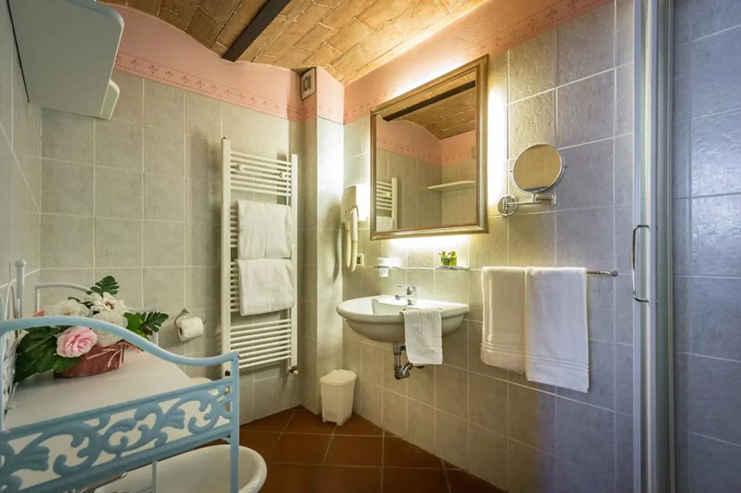Il Borgo di Villa Castelletti Country Hotel Badezimmer