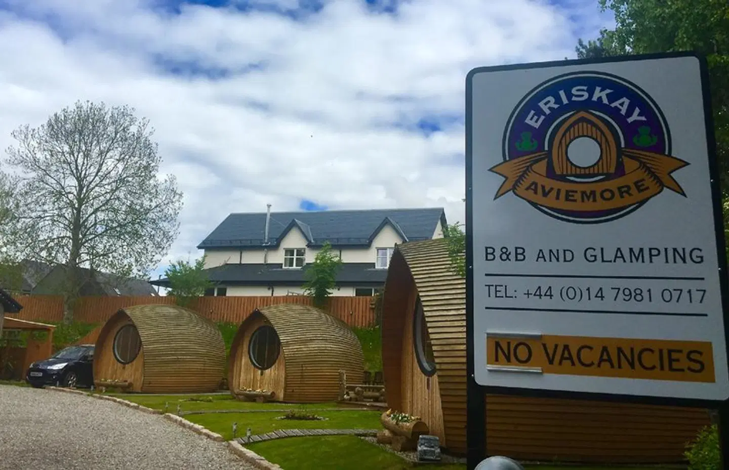 Eriskay B&B and Aviemore Glamping Garten