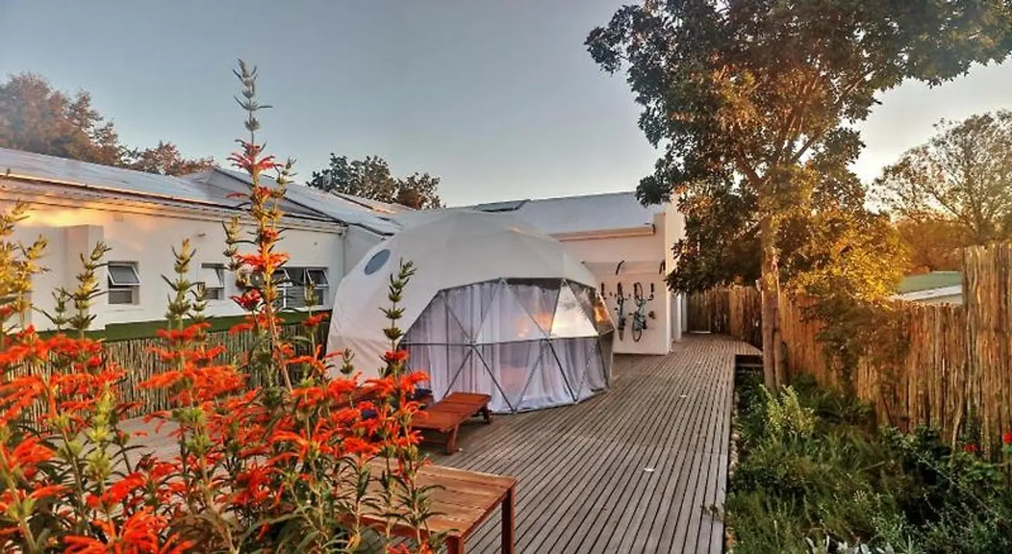 theLAB Franschhoek Terrasse