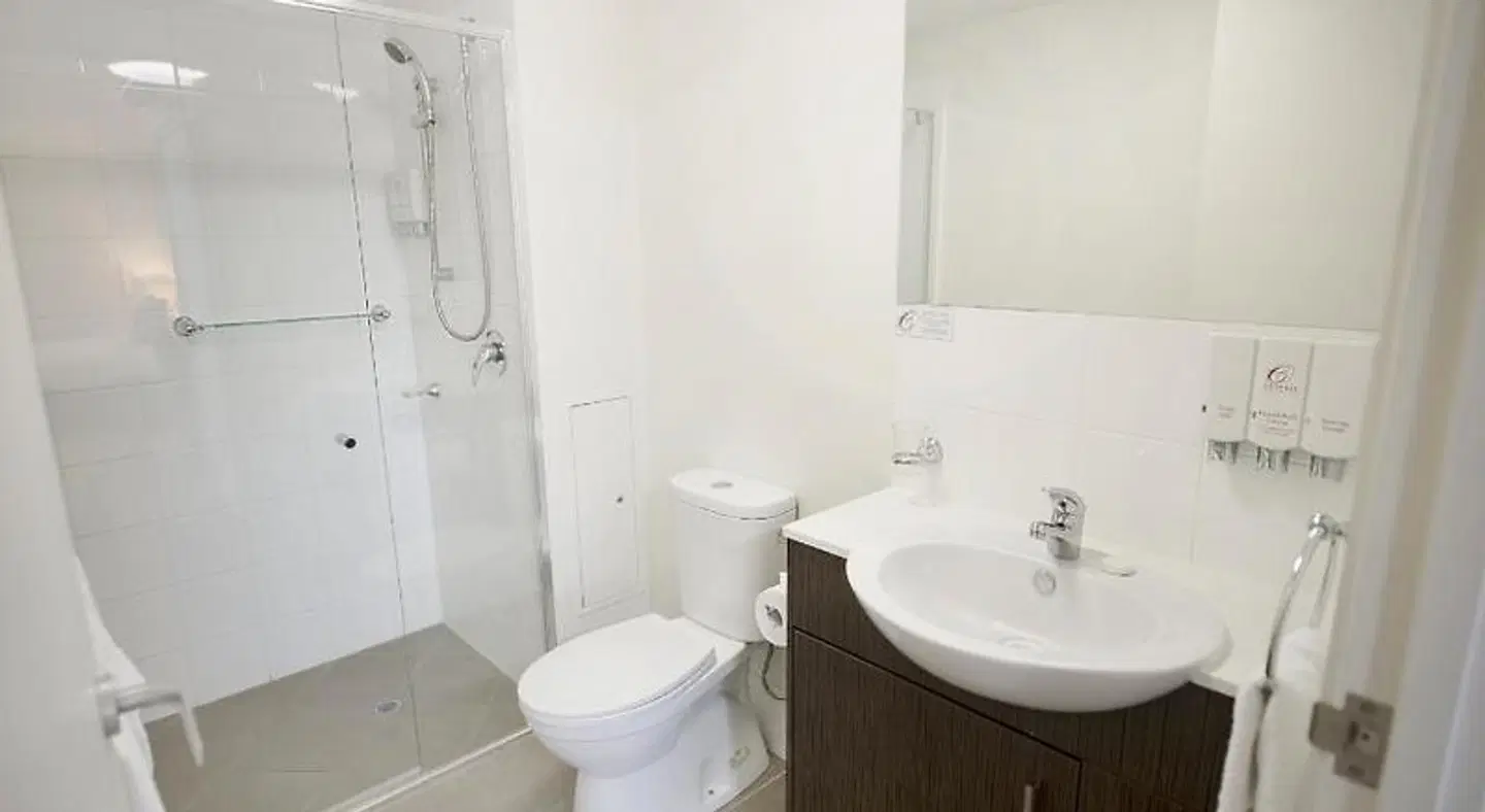 Gladstone City Central Apartment Hotel Badezimmer