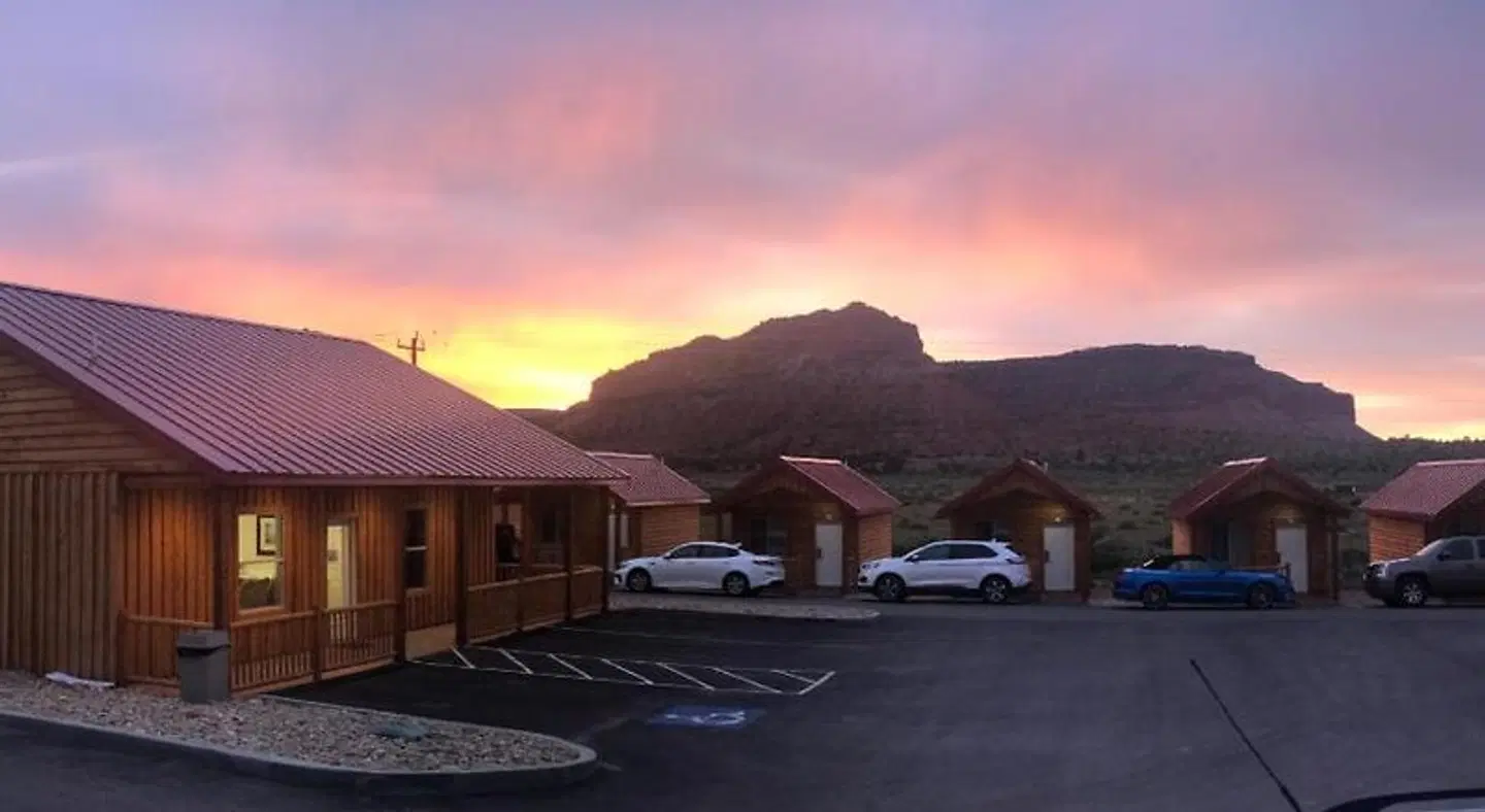 Red Canyon Cabins Terrasse
