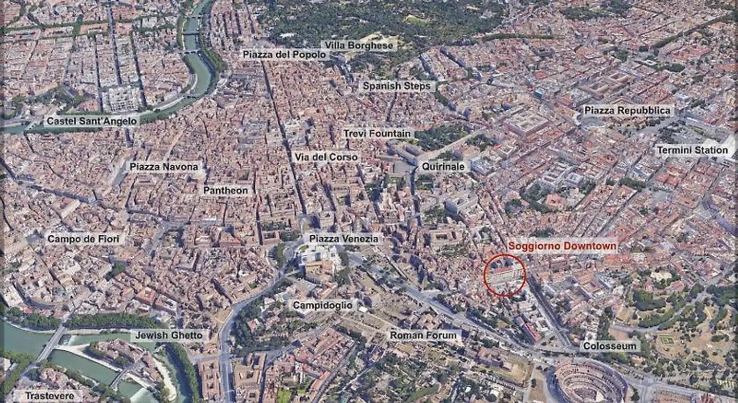 Soggiorno Downtown Landkarte