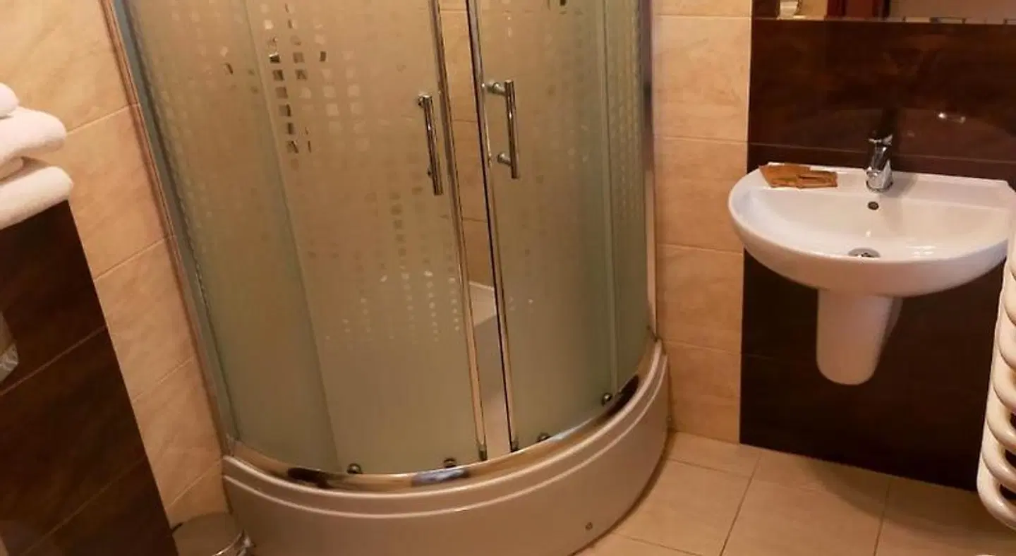 Pensjonat Wrzos Badezimmer