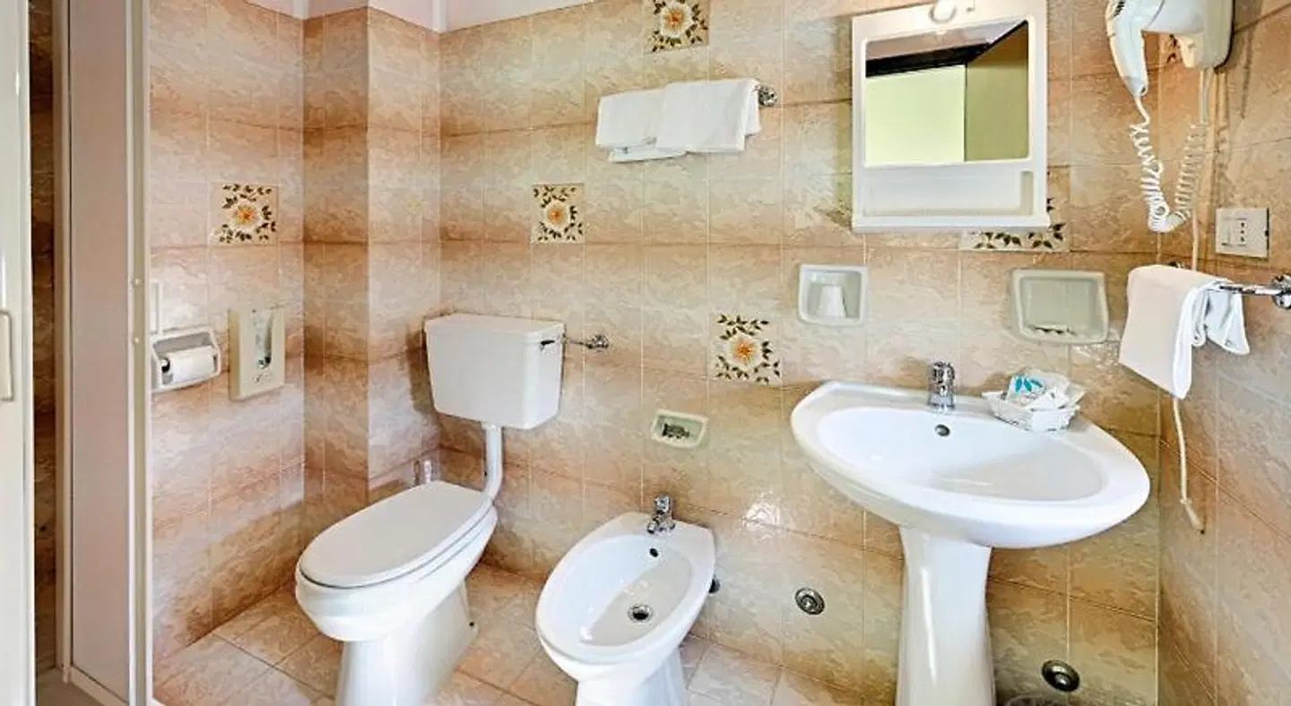 Albergo Mancuso del Voison Badezimmer