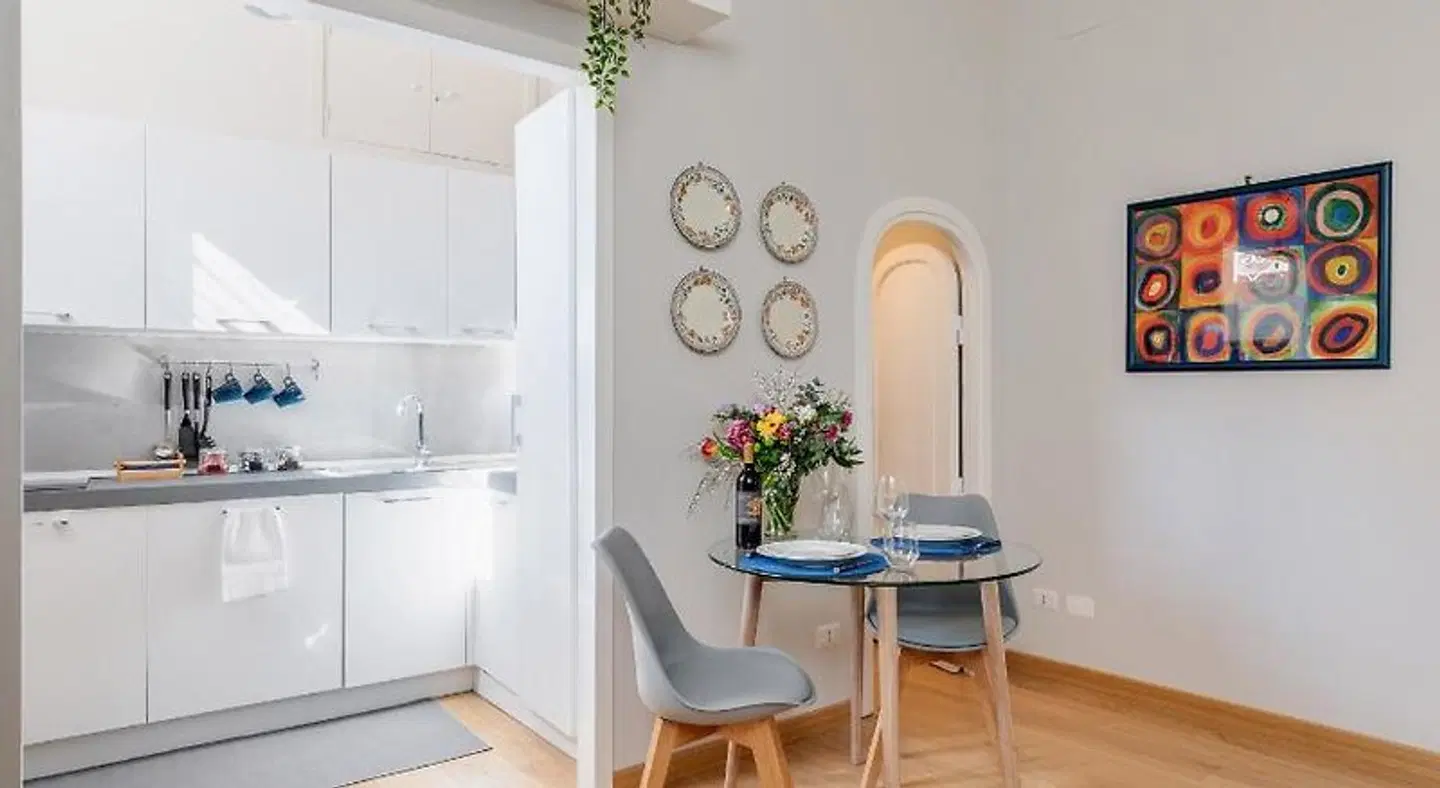 Rome as you feel - Grotta Pinta Apartments Badezimmer