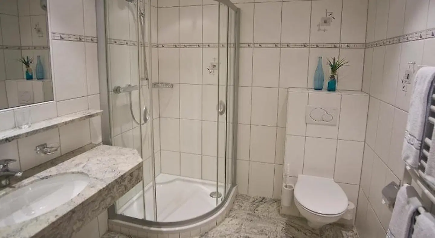Hotel Brunella Badezimmer