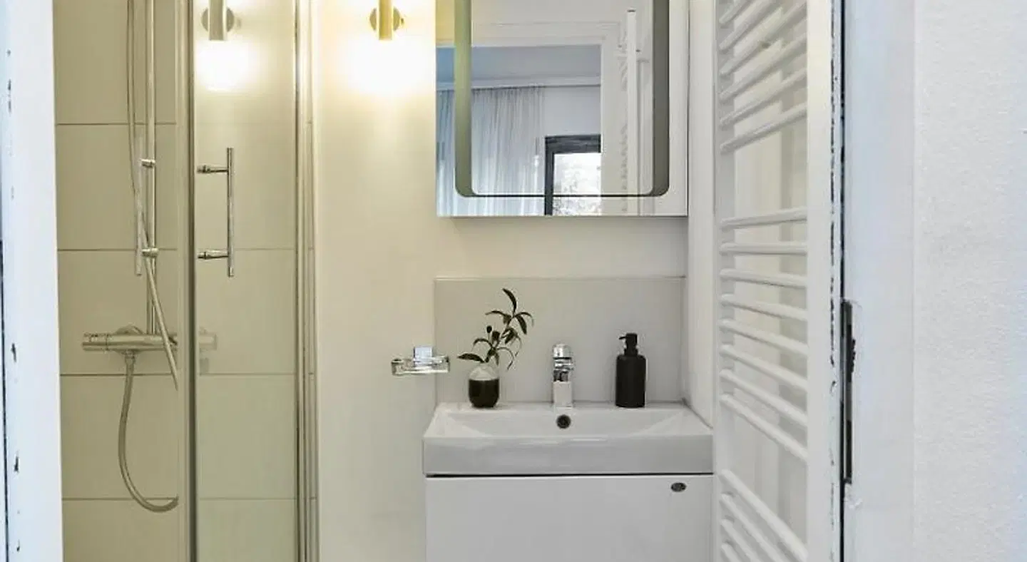 SCHLAFGUT! HOTEL-WILL.ICH Garni Badezimmer
