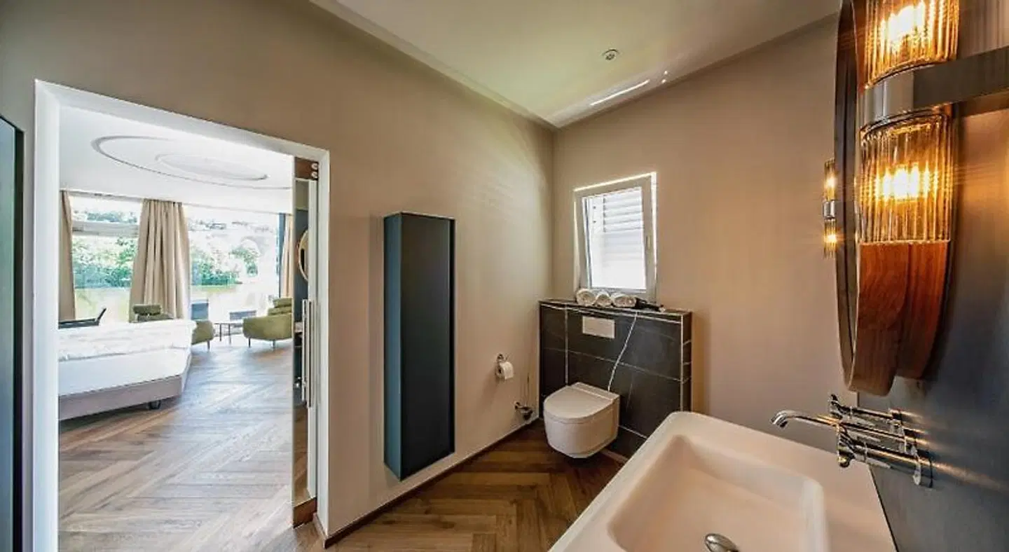 MotelplusHotel BiggeSeeFront Badezimmer