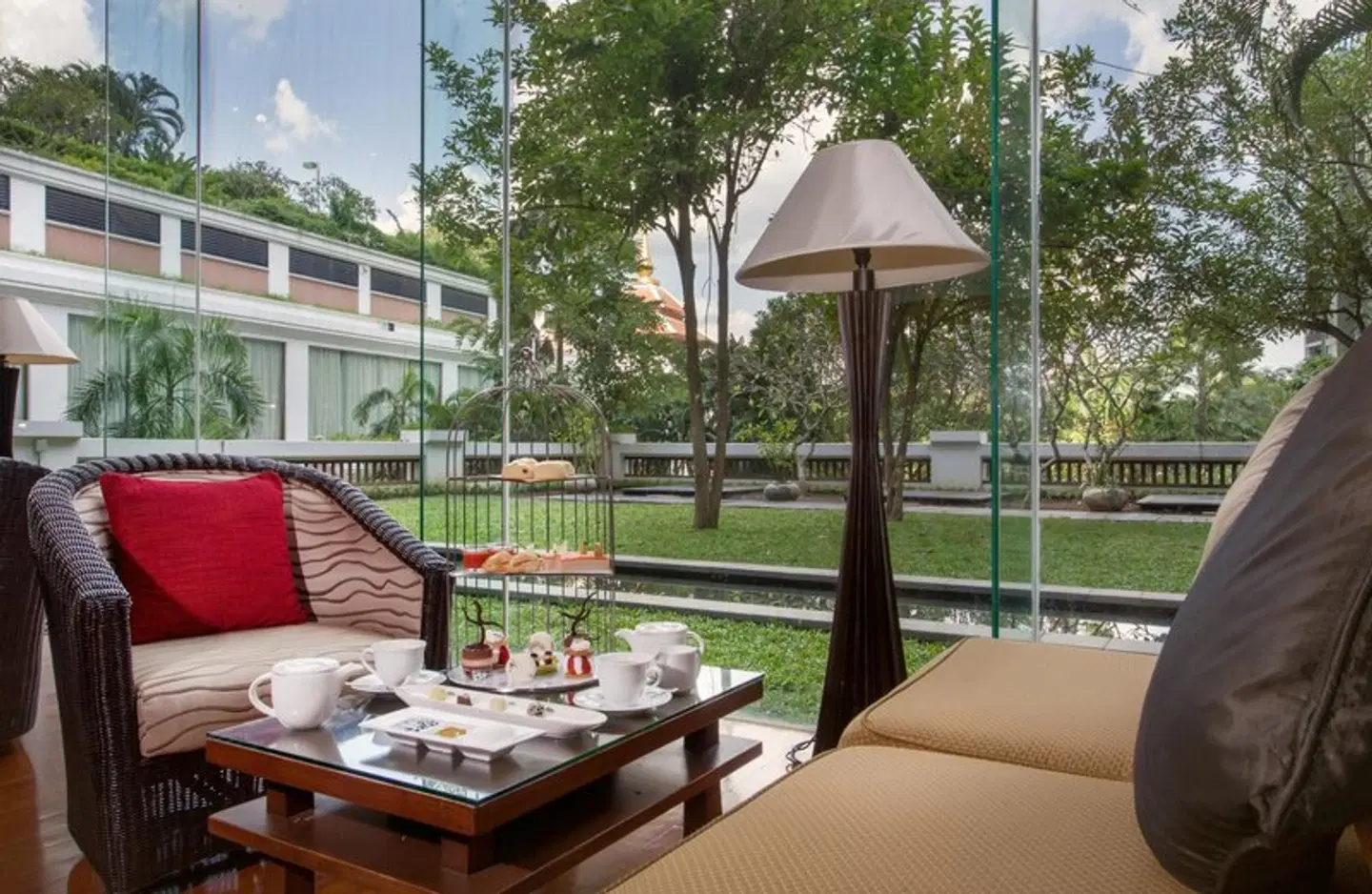 Shangri-La Hotel, Chiang Mai Terrasse