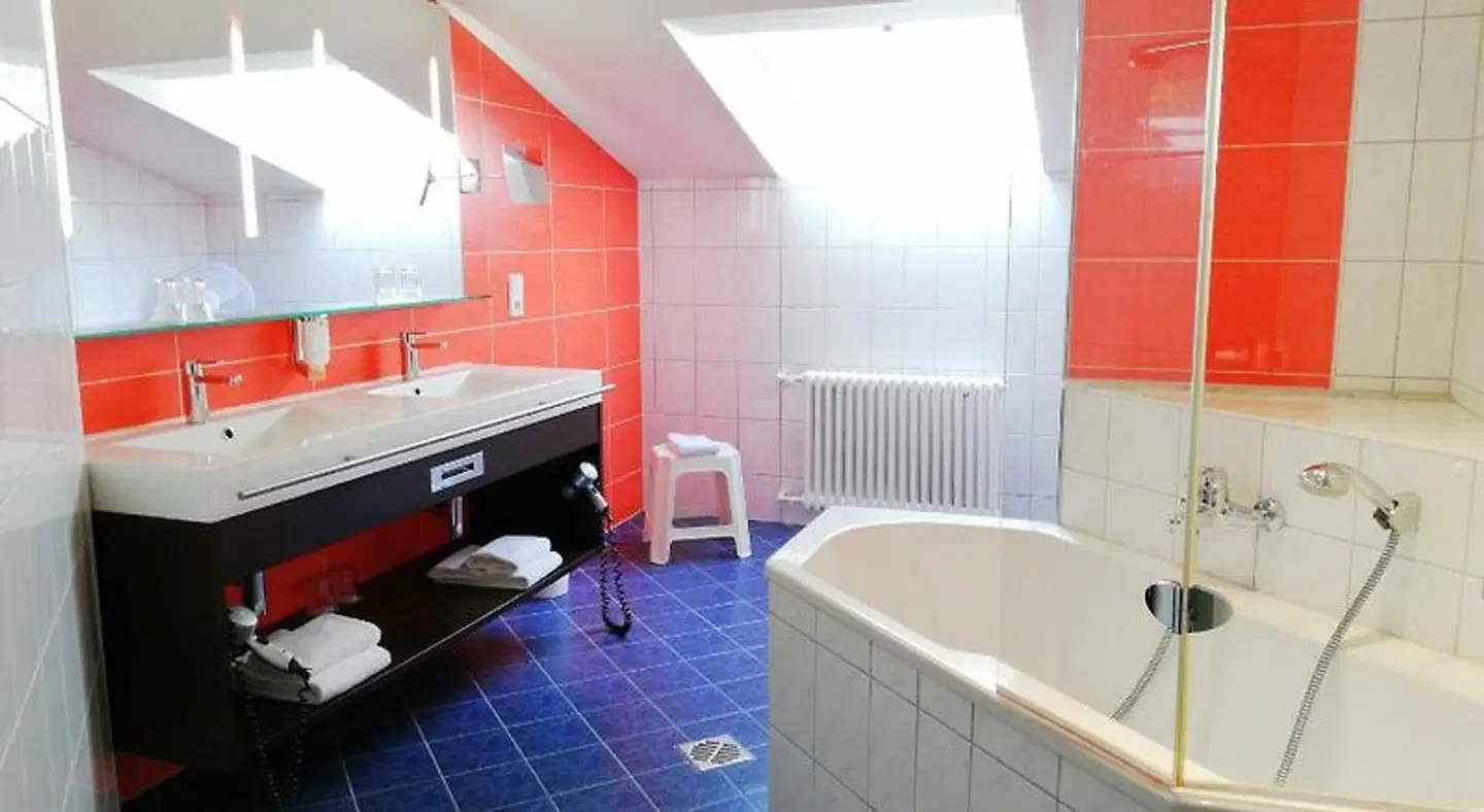 Parkhotel Bad Schandau mit SPA Badezimmer