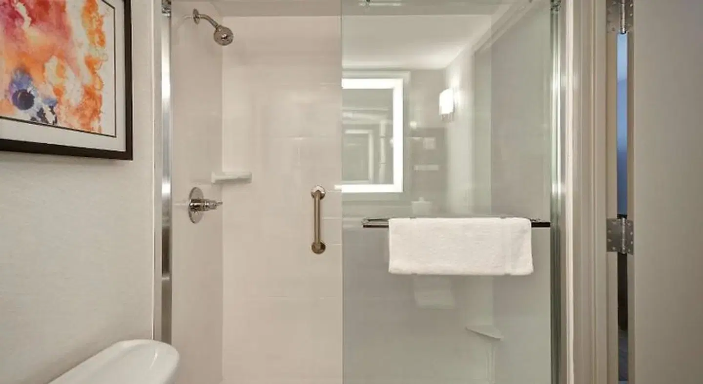 Hilton Garden Inn Detroit Metro Airport Badezimmer