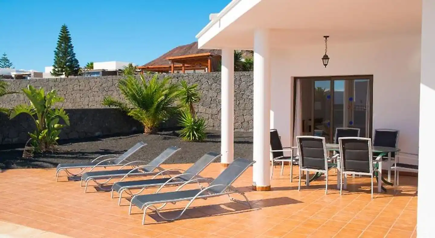 Villas Blancas Lanzarote Terrasse
