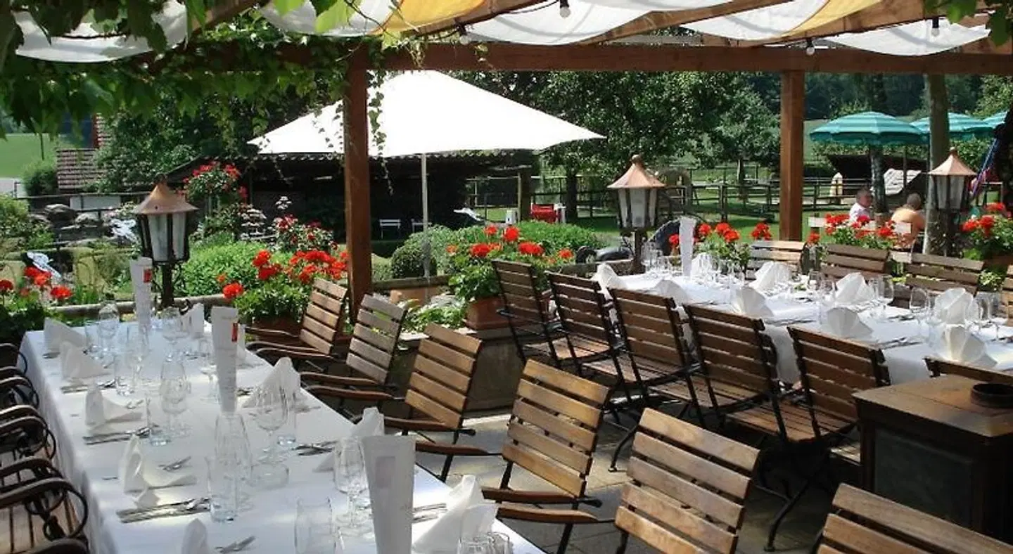 Wirtshaus Ruetihof Terrasse