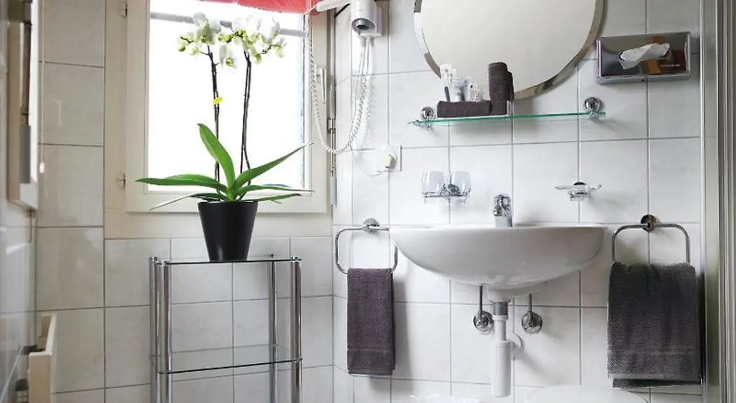 Hotel Garni Arnegg Badezimmer