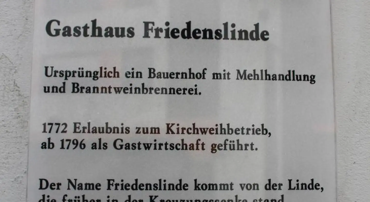 Zur Friedenslinde Landkarte
