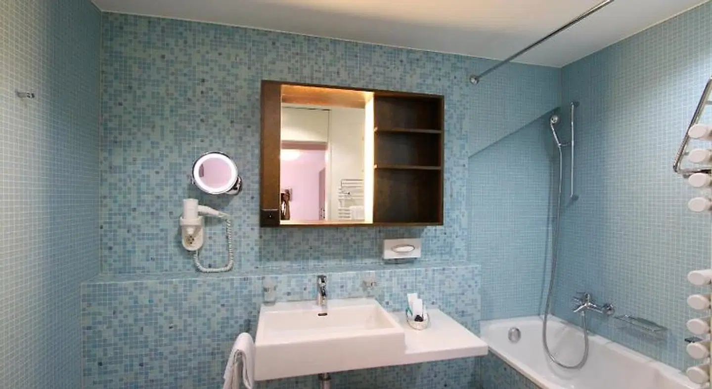 Hotel Terminus Brugg Badezimmer