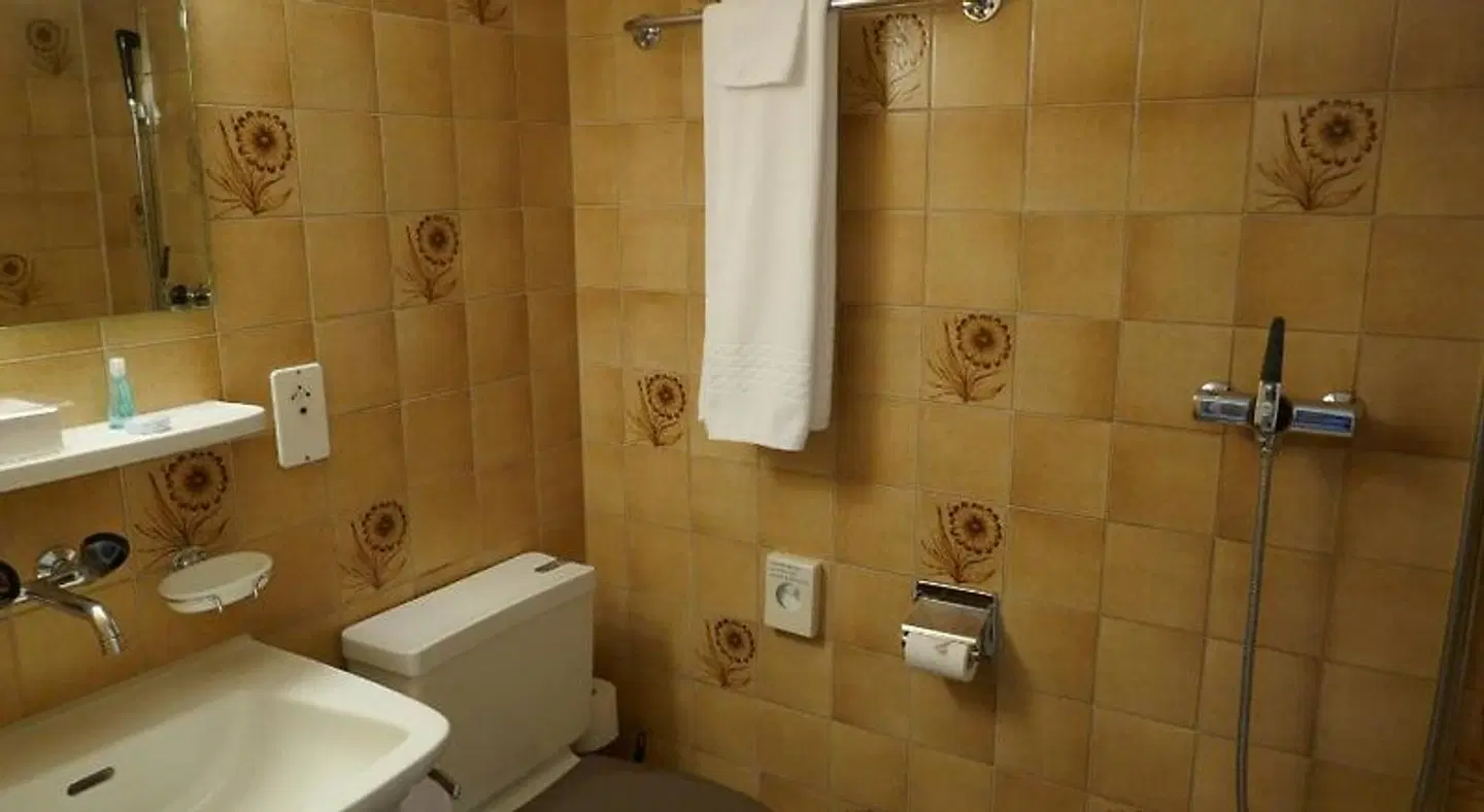 Hotel Terminus Brugg Badezimmer