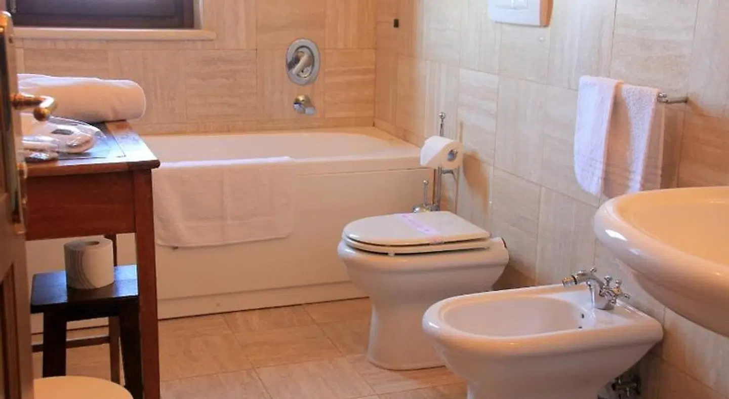 Hotel & Restaurant degli Angeli Badezimmer