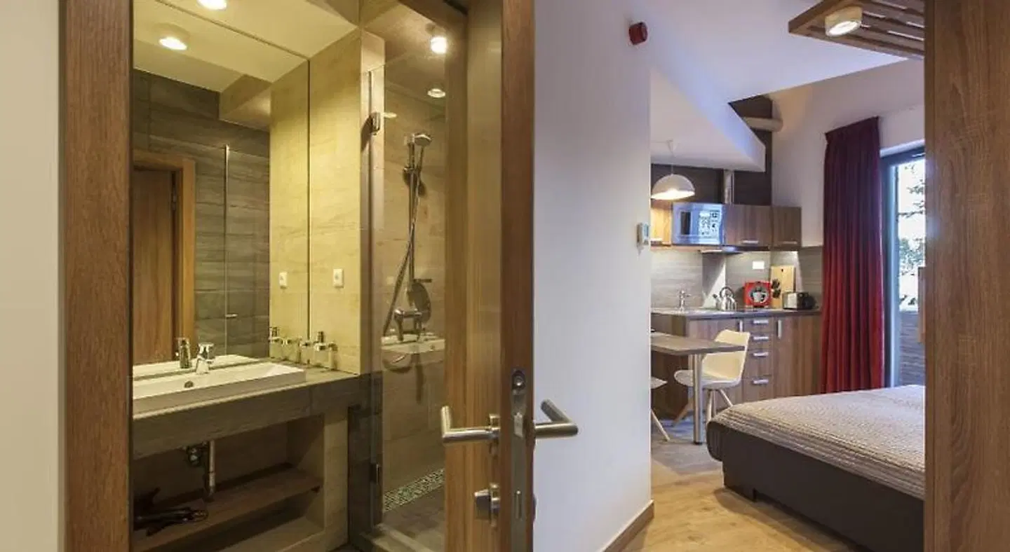 Apparthotel Silbersee Badezimmer