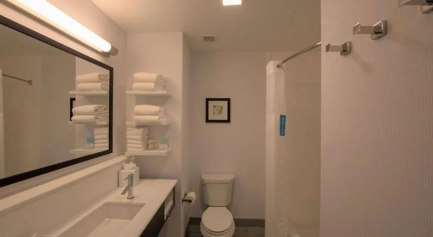 Hampton Inn & Suites Irvine-Orange County Airport Badezimmer