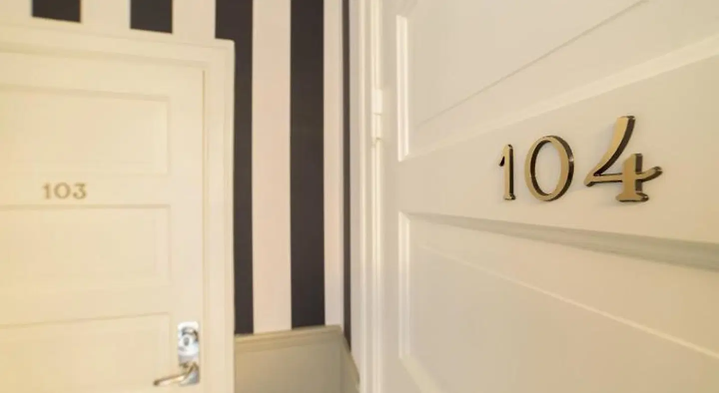Hotell Stensborg Badezimmer