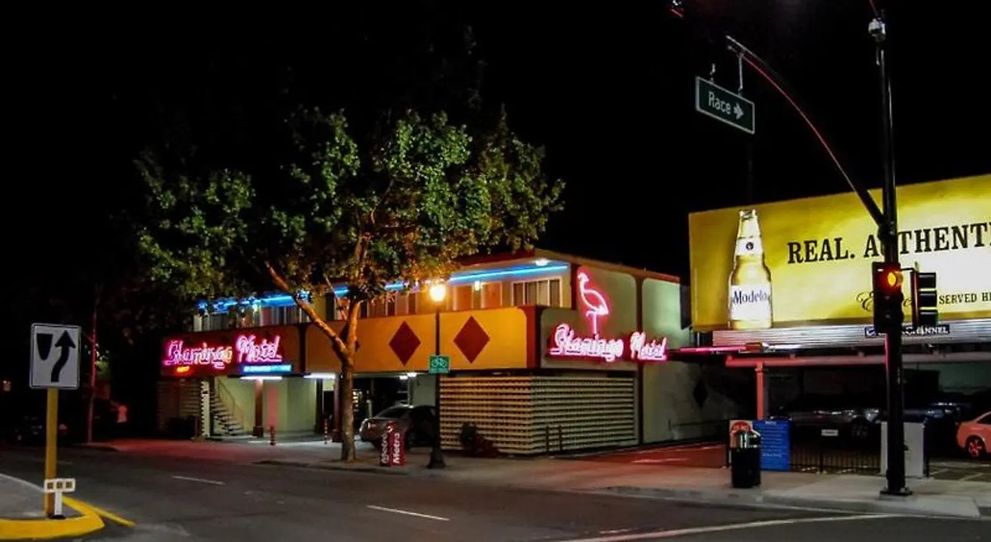 Flamingo Motel Terrasse