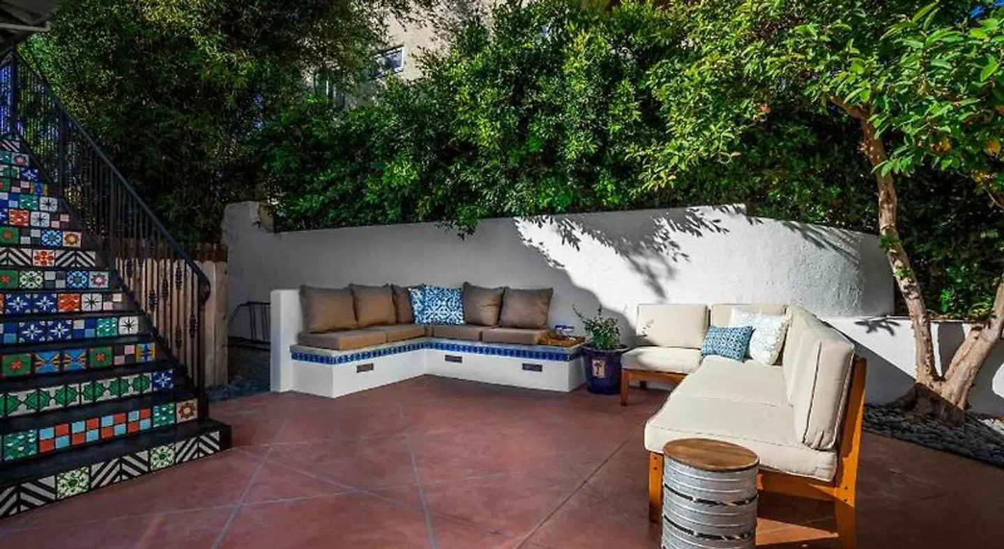 Blue Sands Motel Terrasse