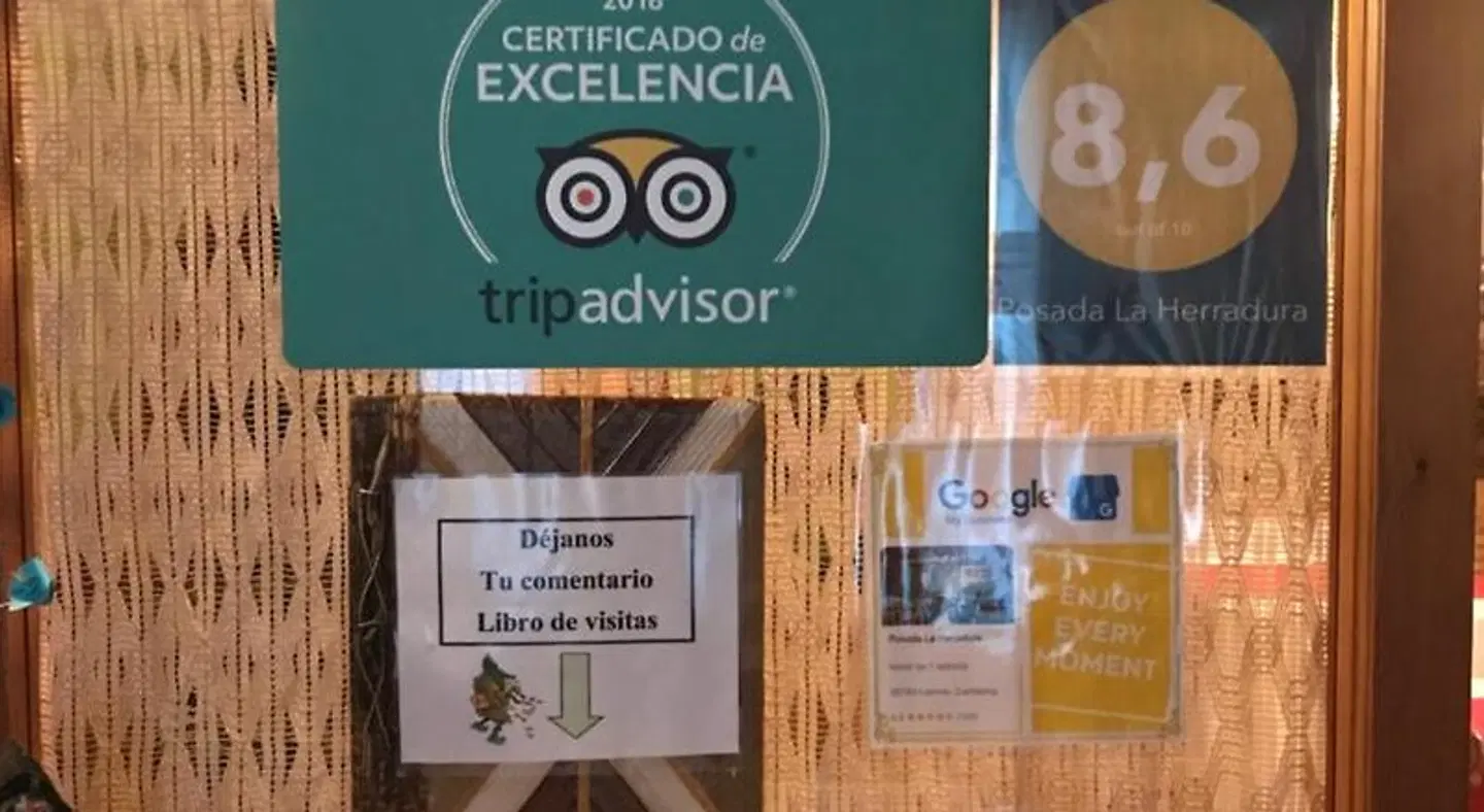 Posada La Herradura Landkarte