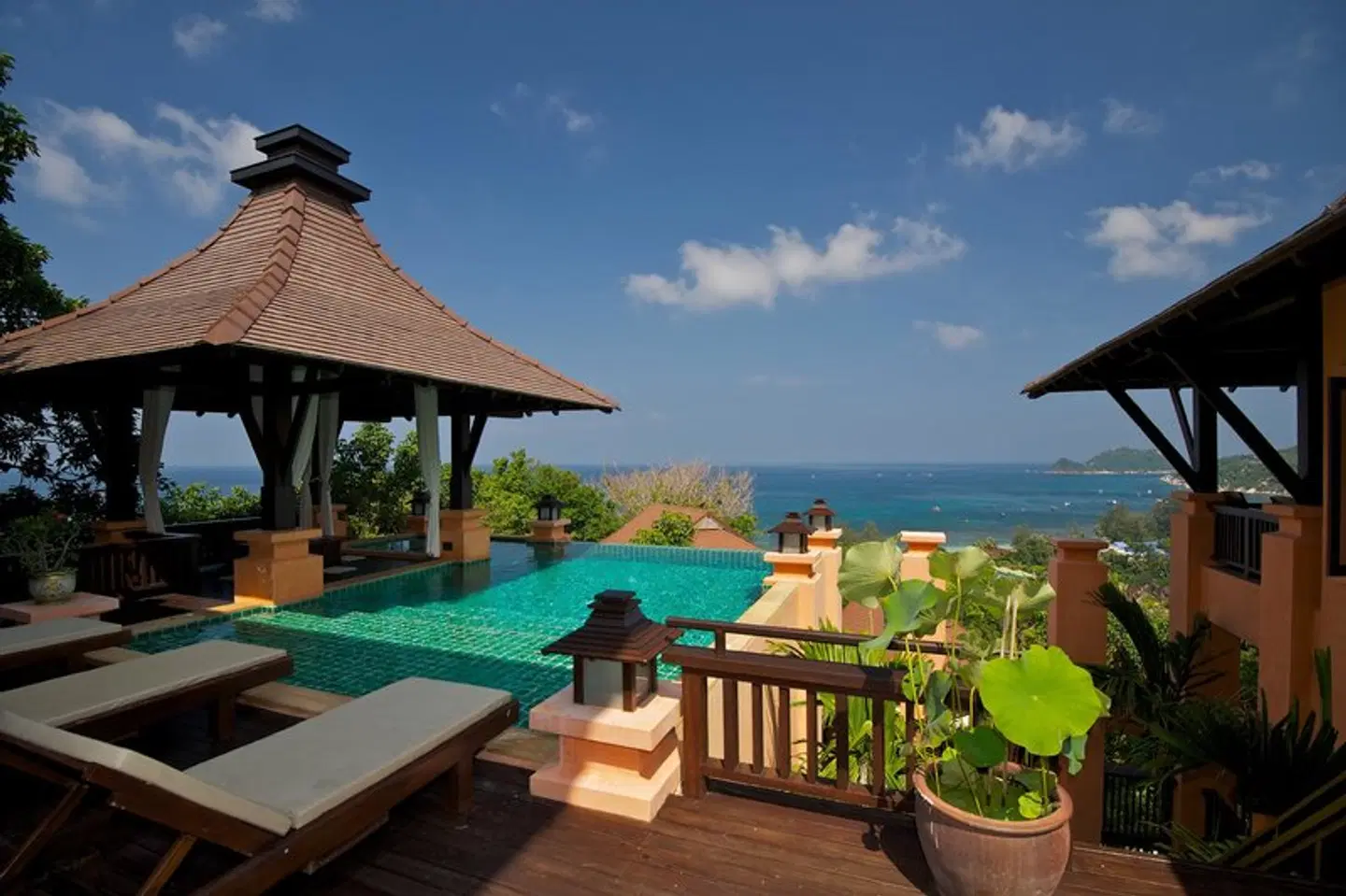Ban's Diving Resort Terrasse