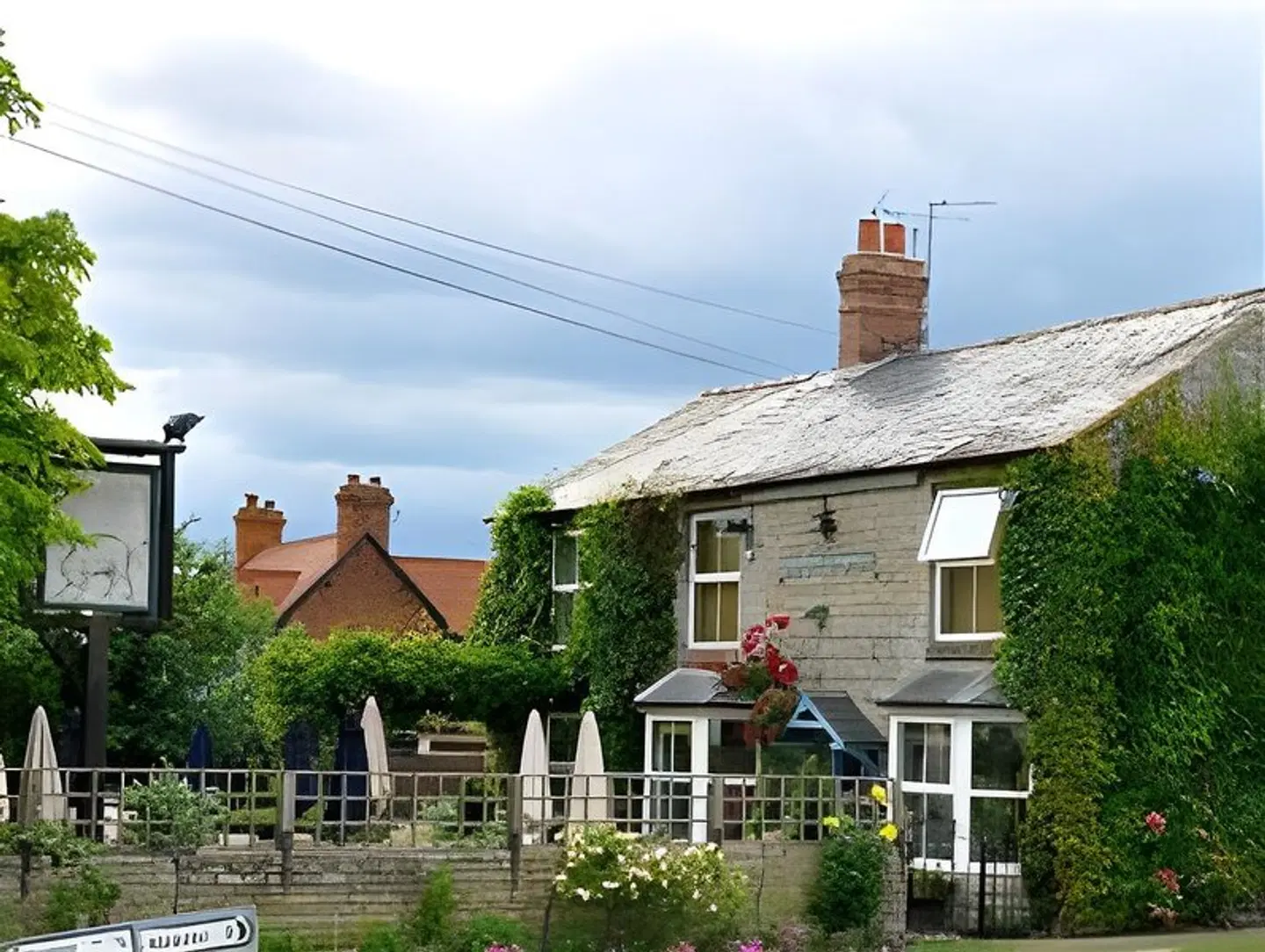 The Blue Boar Terrasse