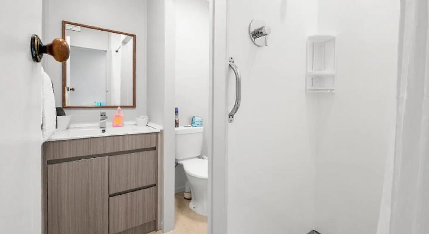 Te Aroha Motel Badezimmer