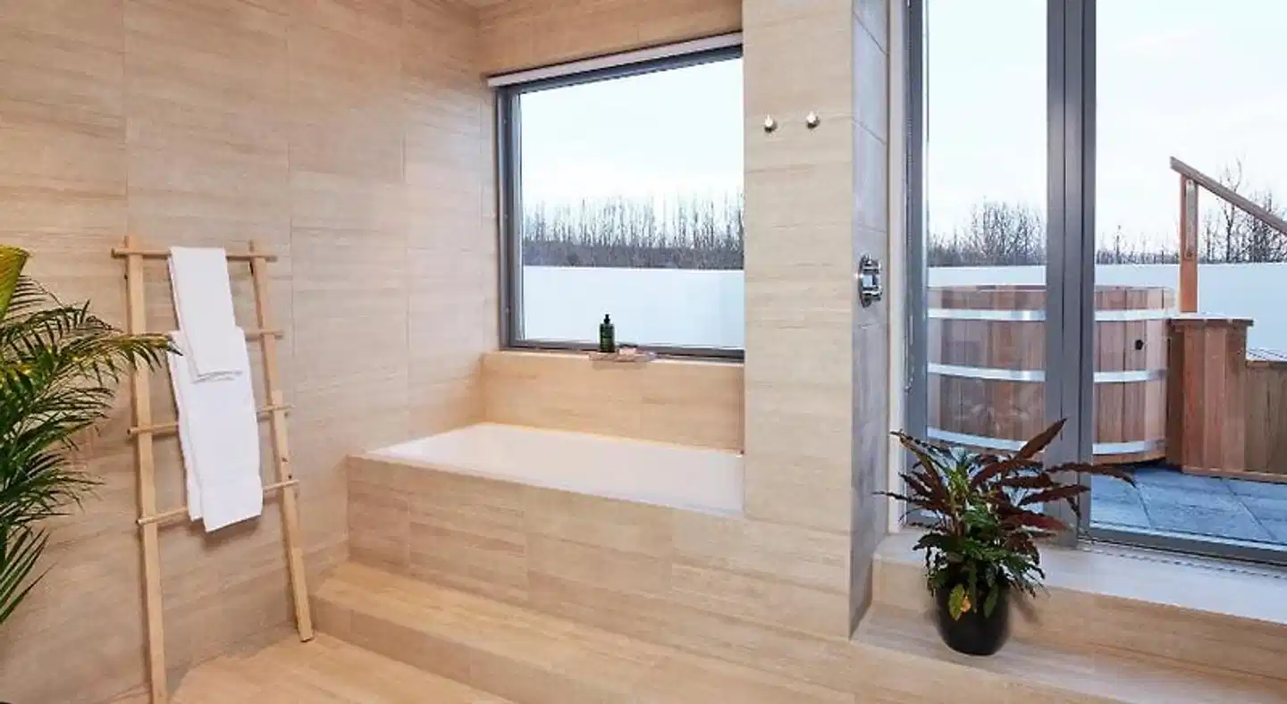 Fosshótel Reykholt Badezimmer