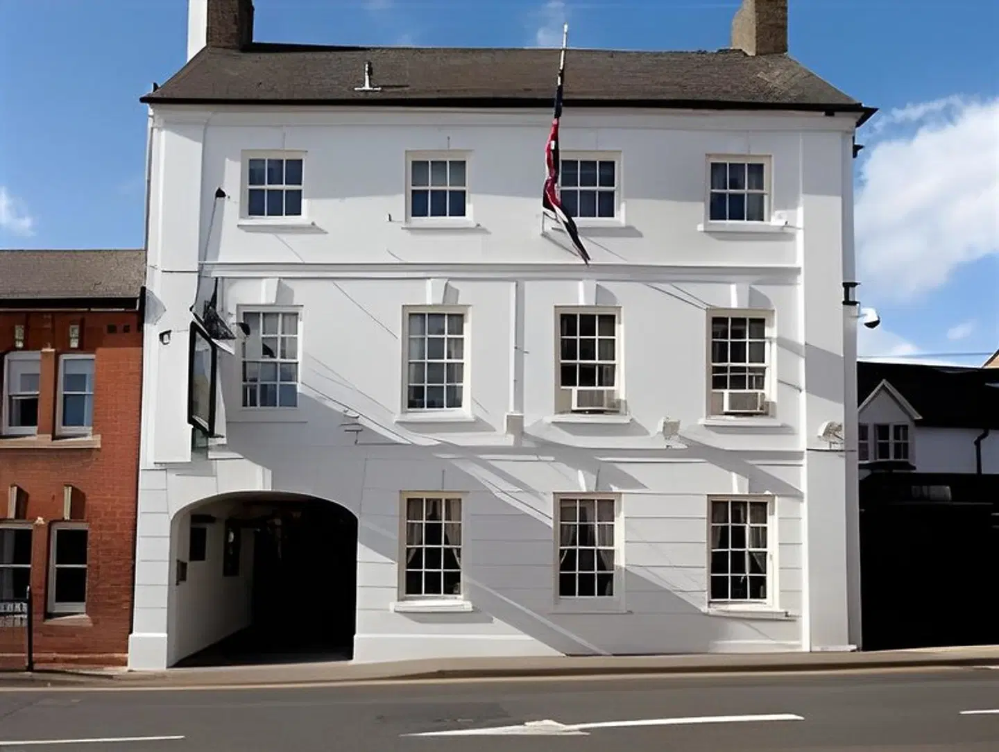 The Greyhound Coaching Inn EXTERIOR
