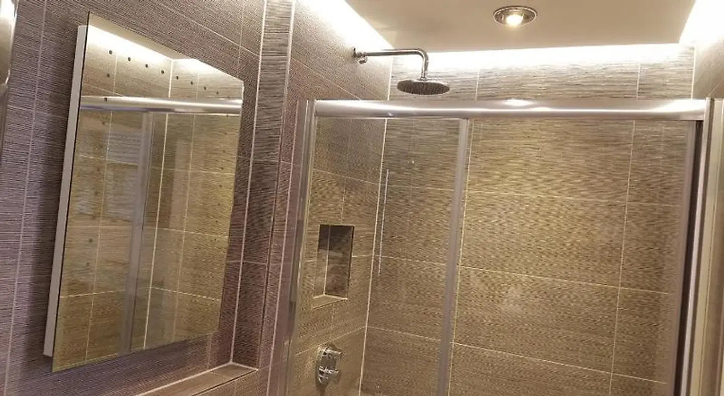 Red Brighton Blue Badezimmer