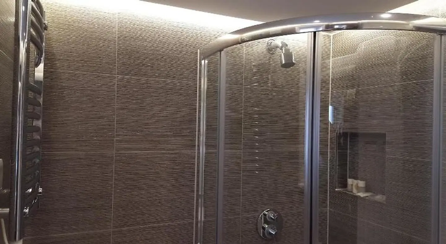 Red Brighton Blue Badezimmer