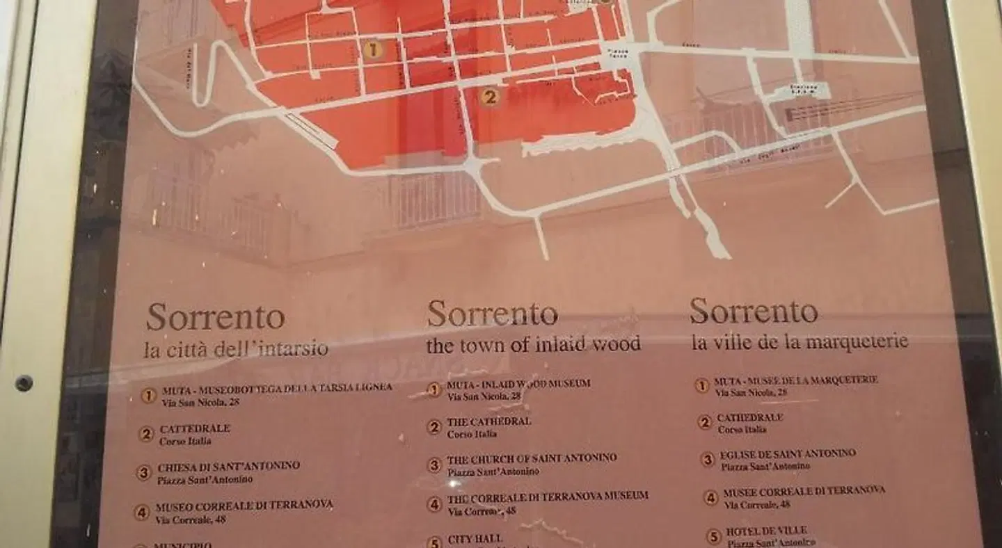 Sorrento Belvedere B&B Landkarte