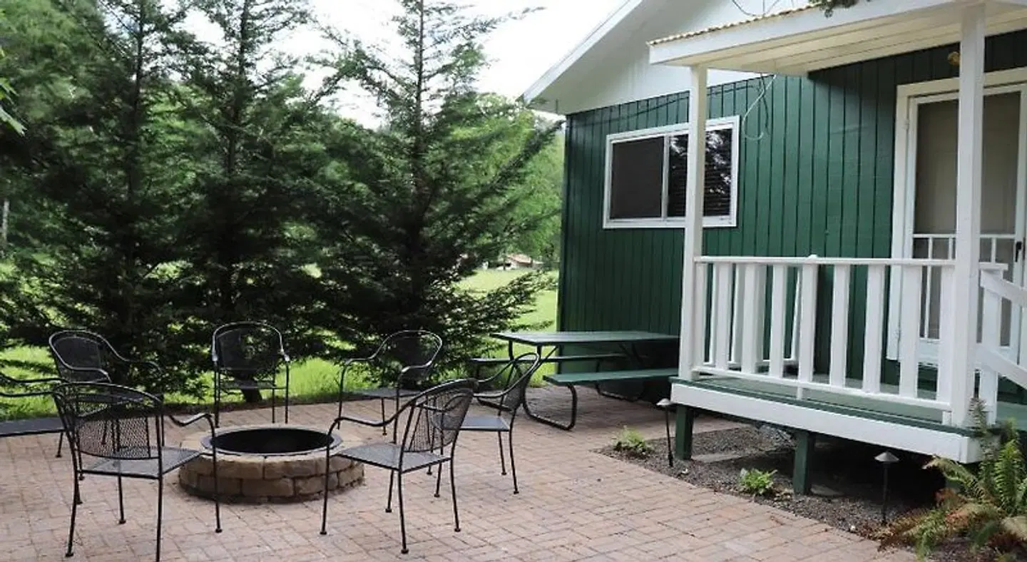 Lone Fir Resort Terrasse