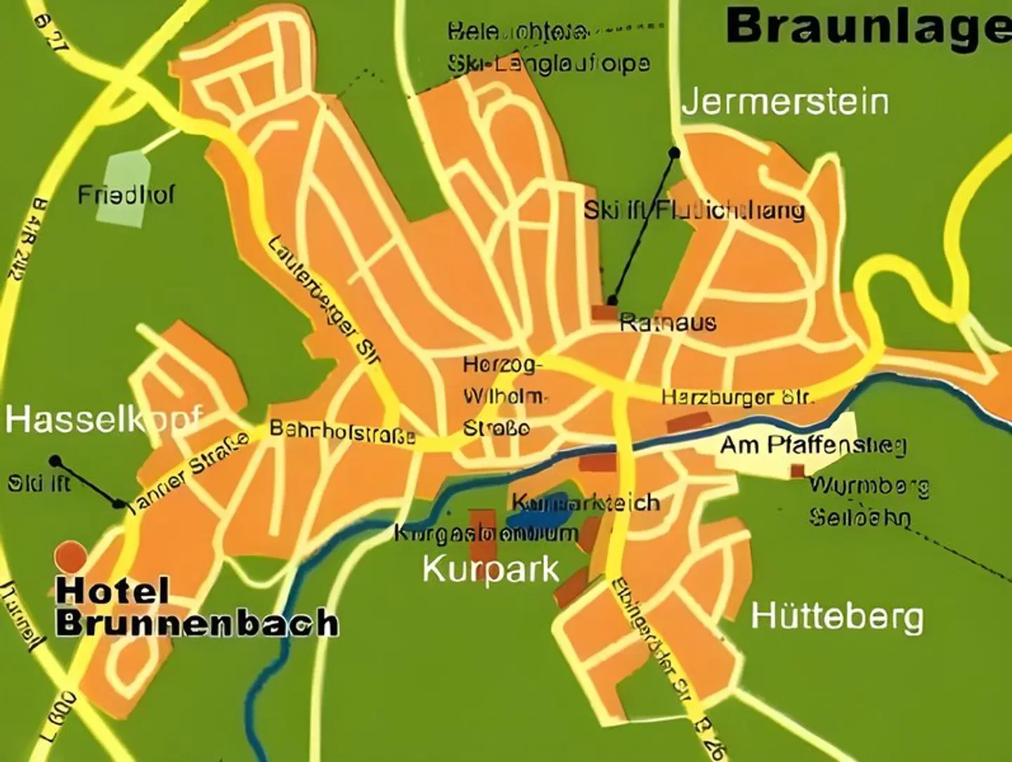 Brunnenbach Landkarte