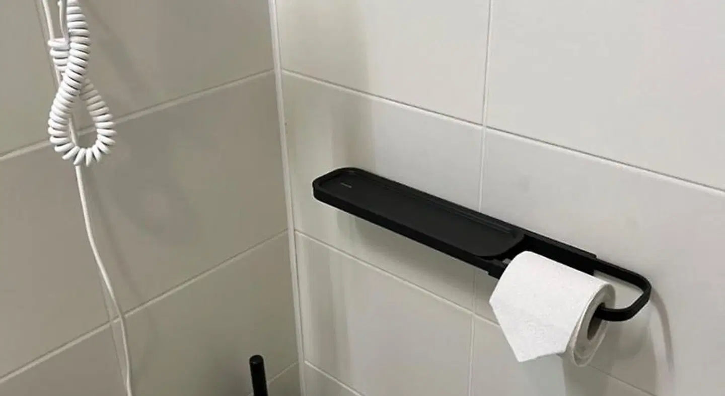 Hotel - cafe Naujoji Akmene Badezimmer