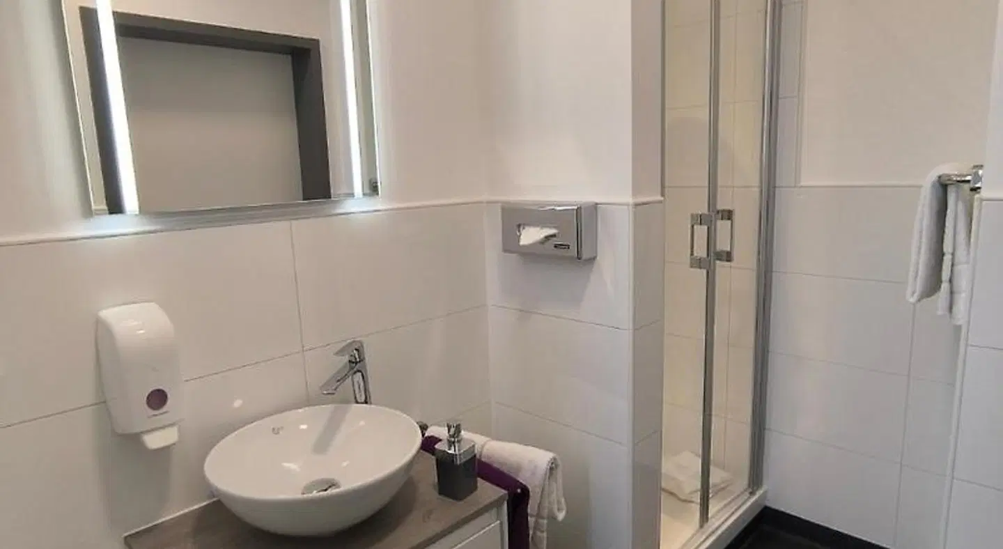 Kempe New Work Hotel Essen Badezimmer