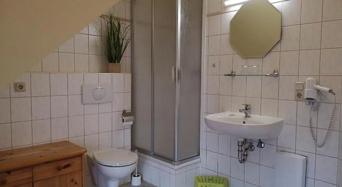 Hotel & Appartementanlage Jägerhof Badezimmer