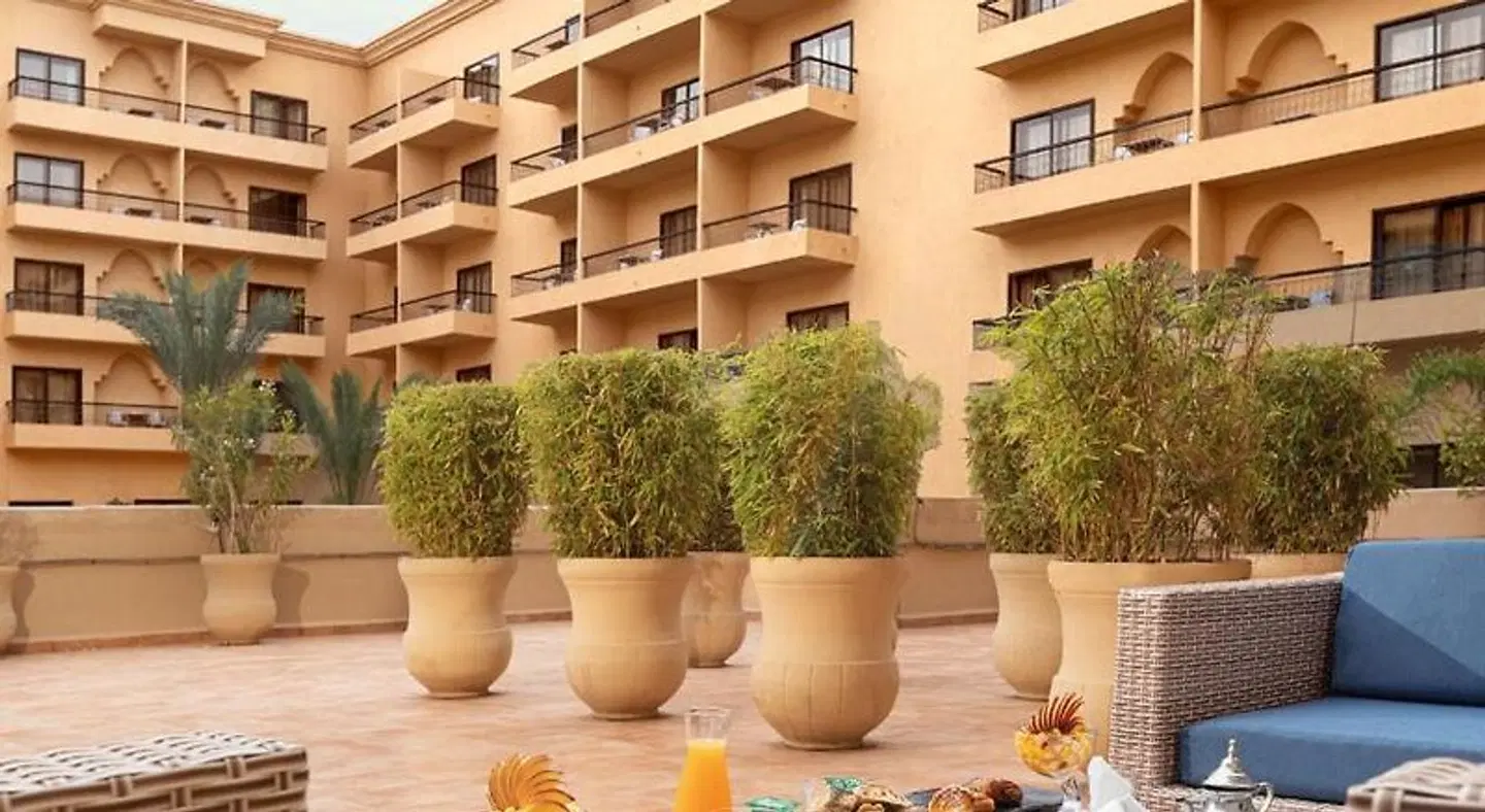 Opera Plaza Hotel Marrakech Terrasse