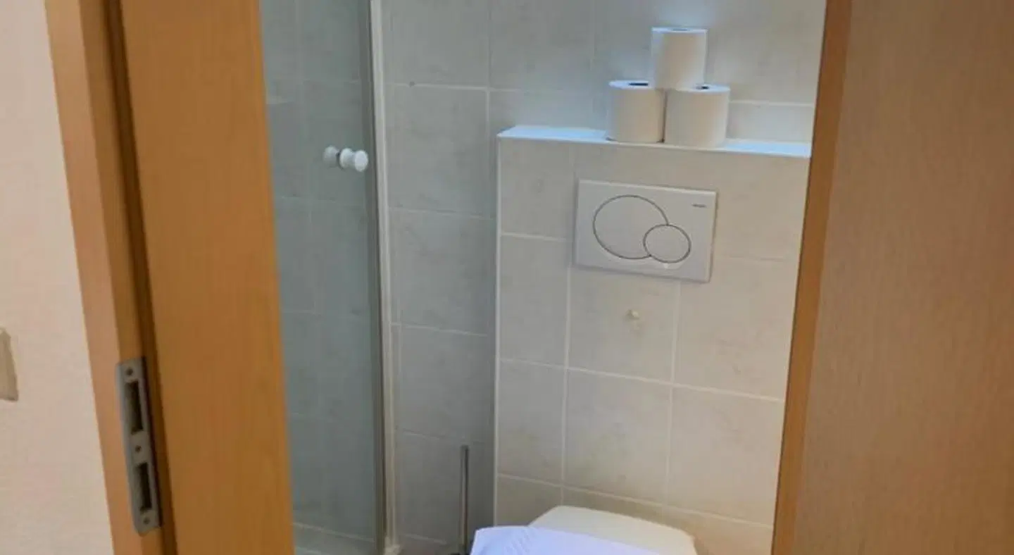 Stumbergers Hotel Badezimmer