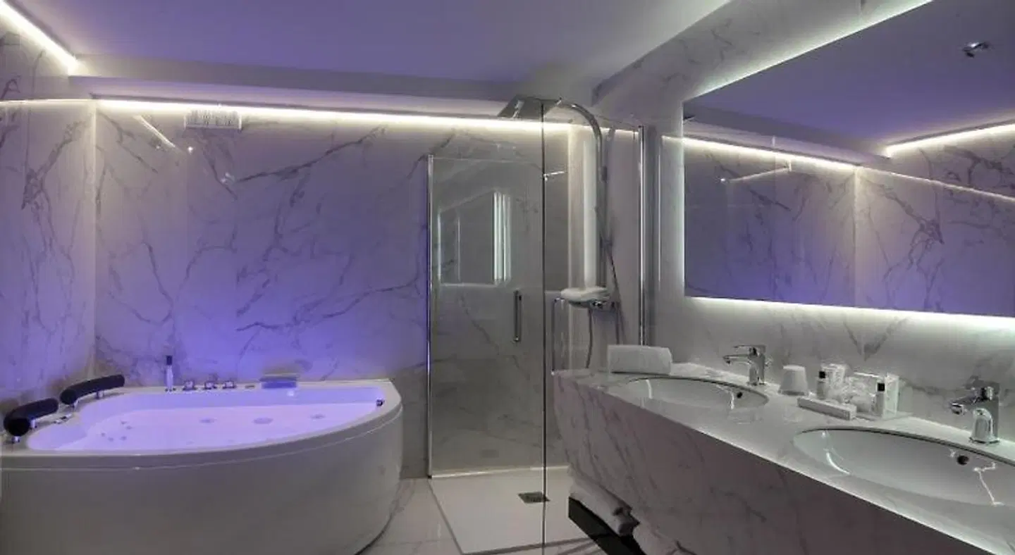 Grand Hôtel des Alpes Badezimmer