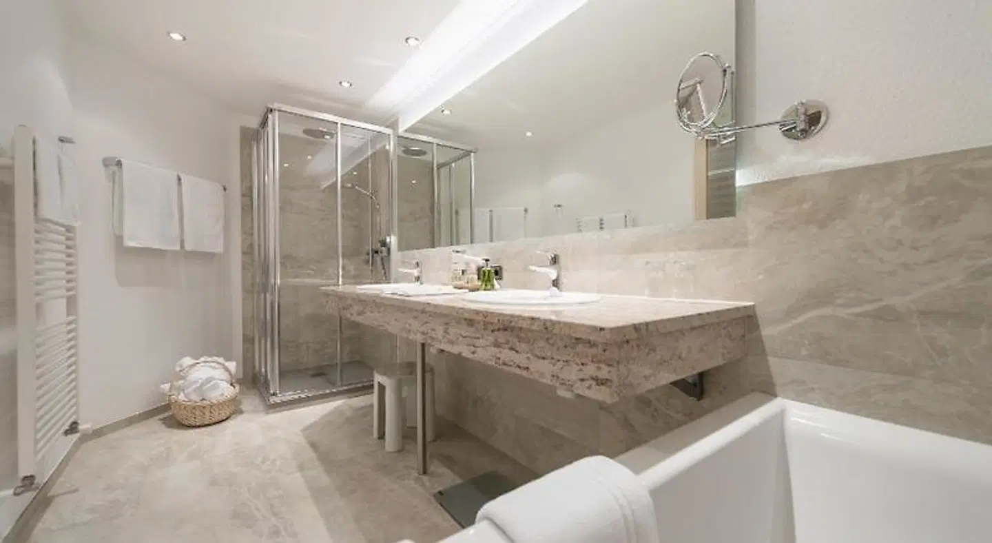 Hotel Regina Badezimmer