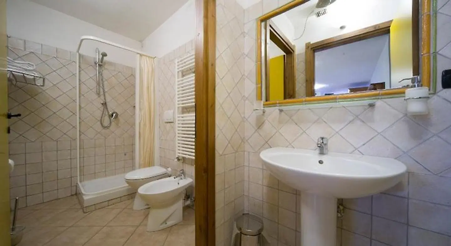Residence Chalet Della Guida Badezimmer