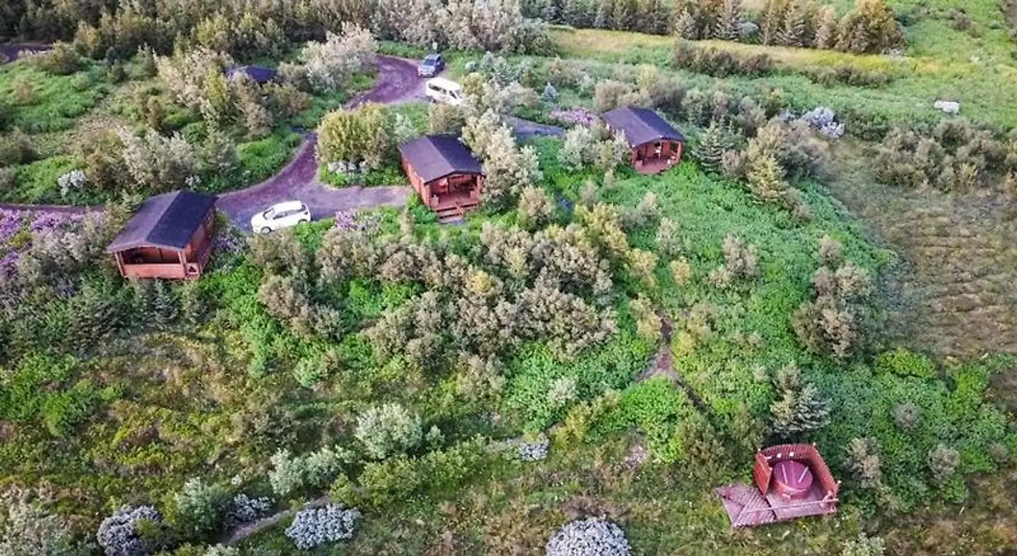 Kaldbaks-kot cottages Garten