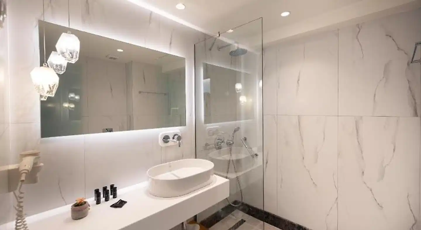 White Swan Badezimmer