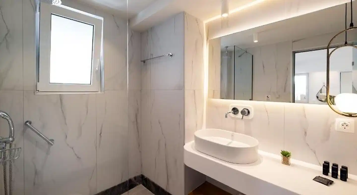 White Swan Badezimmer